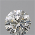 Natural Diamond 0.70 Carats, Round with Excellent Cut, K Color, VVS2 Clarity and Certified by GIA
