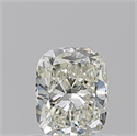 Diamante Natural 0.72 quilates, Del cojín , Color K, claridad VVS1 y certificado GIA