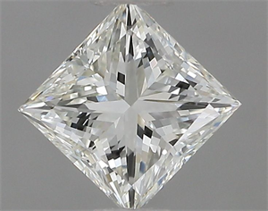 Picture of Natural Diamond 0.70 Carats, Princess with  Cut, J Color, VS1 Clarity and Certified by GIA