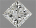Natural Diamond 0.70 Carats, Princess with  Cut, J Color, VS1 Clarity and Certified by GIA