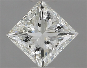 Picture of Natural Diamond 0.70 Carats, Princess with  Cut, J Color, VS1 Clarity and Certified by GIA