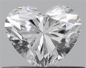 Picture of Natural Diamond 0.40 Carats, Heart with  Cut, D Color, VS1 Clarity and Certified by GIA