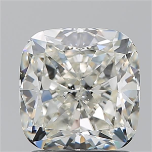 Foto Diamante Natural 2.03 quilates, Del cojín , Color J, claridad SI2 y certificado GIA de