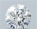 Diamante Natural 0.60 quilates, Redondo , Color D, claridad VVS1 y certificado GIA