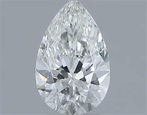 Foto Diamante Natural 0.30 quilates, De pera , Color G, claridad VVS1 y certificado GIA de