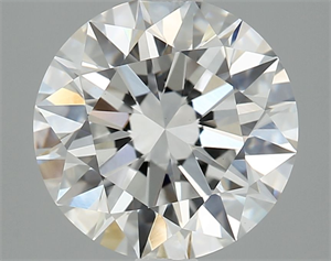 Picture of Lab Grown Diamond 2.10 Carats, Round with Ideal Cut, D Color, VVS2 Clarity and Certified by IGI
