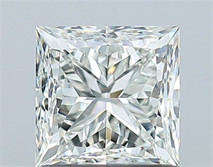 Picture of Natural Diamond 1.01 Carats, Princess with  Cut, I Color, VS1 Clarity and Certified by GIA