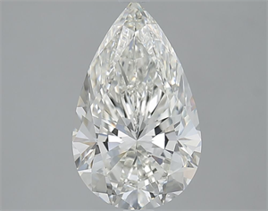 Picture of Natural Diamond 3.01 Carats, Pear with  Cut, I Color, VVS1 Clarity and Certified by GIA