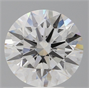 Lab Grown Diamond 5.10 Carats, Round with Ideal Cut, F Color, VVS2 Clarity and Certified by IGI