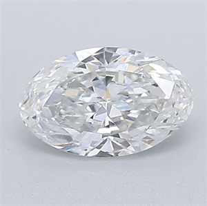 Foto Diamante Natural 0.53 quilates, Ovalado , Color E, claridad VVS2 y certificado GIA de