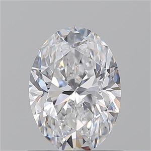 Picture of Natural Diamond 0.90 Carats, Oval with  Cut, D Color, VS2 Clarity and Certified by GIA