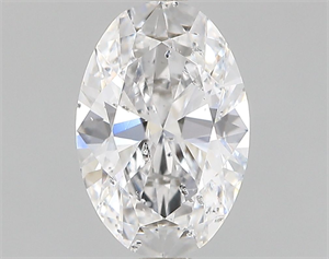 Picture of Natural Diamond 1.00 Carats, Oval with  Cut, D Color, I1 Clarity and Certified by GIA