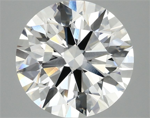Picture of Lab Grown Diamond 3.83 Carats, Round with Ideal Cut, F Color, VS2 Clarity and Certified by IGI