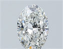 Natural Diamond 0.80 Carats, Oval with  Cut, G Color, VS1 Clarity and Certified by GIA