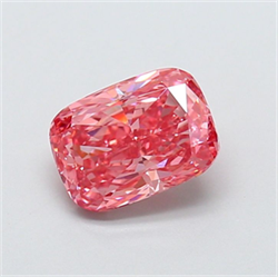 Picture of Lab Grown Diamond 2.02 Carats, CUSHION MODIFIED with  Cut, Fancy Vivid Pink Color, VVS2 Clarity and Certified by IGI