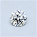Diamante Natural 0.41 quilates, Redondo , Color I, claridad VS1 y certificado GIA