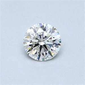 Foto Diamante Natural 0.41 quilates, Redondo , Color I, claridad VS1 y certificado GIA de