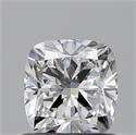 Diamante Natural 0.77 quilates, Del cojín , Color D, claridad VVS2 y certificado GIA