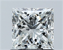 Natural Diamond 1.01 Carats, Princess with  Cut, H Color, VVS1 Clarity and Certified by GIA