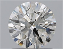 Natural Diamond 1.20 Carats, Round with Excellent Cut, J Color, SI1 Clarity and Certified by GIA