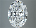 Natural Diamond 5.06 Carats, Oval with  Cut, D Color, VS2 Clarity and Certified by GIA
