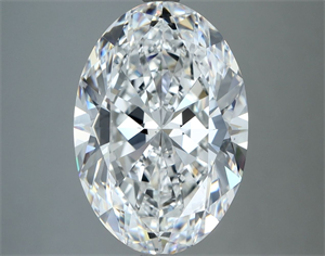 Picture of Natural Diamond 5.06 Carats, Oval with  Cut, D Color, VS2 Clarity and Certified by GIA