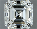 Diamante Natural 2.03 quilates, Asscher , Color I, claridad VS1 y certificado IGI