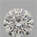 Diamante Natural 0.41 quilates, Redondo , Color H, claridad IF y certificado GIA