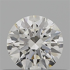 Foto Diamante Natural 0.41 quilates, Redondo , Color H, claridad IF y certificado GIA de