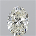 Diamante Natural 1.01 quilates, Ovalado , Color J, claridad VVS2 y certificado GIA
