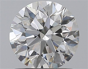 Picture of Natural Diamond 0.90 Carats, Round with Excellent Cut, H Color, VS2 Clarity and Certified by GIA
