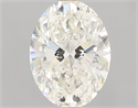 Natural Diamond 0.74 Carats, Oval with  Cut, I Color, VS2 Clarity and Certified by GIA
