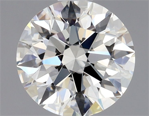 Picture of Natural Diamond 0.80 Carats, Round with Excellent Cut, I Color, IF Clarity and Certified by GIA