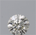 Natural Diamond 0.40 Carats, Round with Excellent Cut, J Color, VS2 Clarity and Certified by IGI
