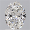 Natural Diamond 0.80 Carats, Oval with  Cut, F Color, VS2 Clarity and Certified by GIA