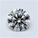 Lab Grown Diamond 2.08 Carats, Round with Ideal Cut, D Color, IF Clarity and Certified by IGI
