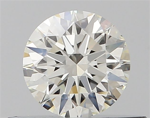 Picture of Natural Diamond 0.43 Carats, Round with Excellent Cut, J Color, VVS1 Clarity and Certified by GIA