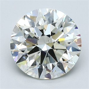 Foto Diamante Natural 4.01 quilates, Redondo , Color L, claridad VS2 y certificado GIA de