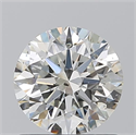 Natural Diamond 1.01 Carats, Round with Excellent Cut, J Color, SI2 Clarity and Certified by GIA