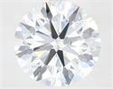 Lab Grown Diamond 5.41 Carats, Round with Ideal Cut, G Color, VS1 Clarity and Certified by IGI