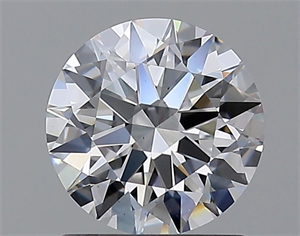 Picture of Natural Diamond 1.07 Carats, Round with Excellent Cut, E Color, VS1 Clarity and Certified by GIA