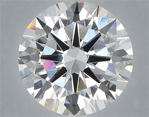 Picture of Lab Grown Diamond 6.01 Carats, Round with Excellent Cut, E Color, VVS2 Clarity and Certified by IGI