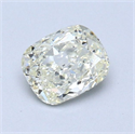 Diamante Natural 0.70 quilates, Del cojín , Color M, claridad SI1 y certificado GIA
