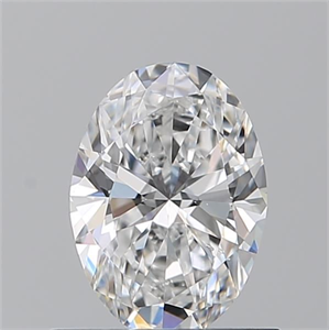 Picture of Natural Diamond 0.71 Carats, Oval with  Cut, D Color, SI1 Clarity and Certified by GIA