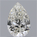 Diamante Natural 0.70 quilates, De pera , Color J, claridad SI1 y certificado GIA