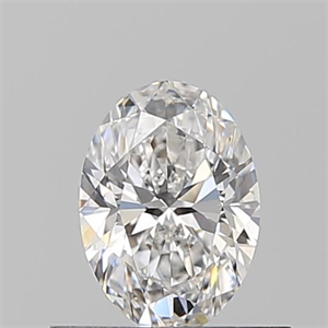 Foto Diamante Natural 0.51 quilates, Ovalado , Color E, claridad VVS2 y certificado GIA de