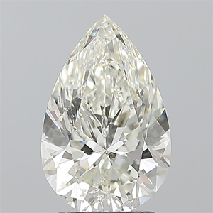 Foto Diamante Natural 2.01 quilates, De pera , Color J, claridad SI2 y certificado GIA de