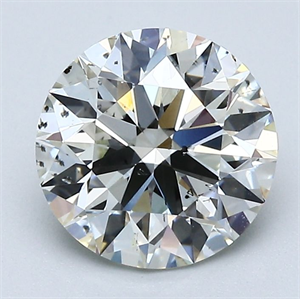 Foto Diamante Natural 2.02 quilates, Redondo , Color J, claridad SI1 y certificado GIA de