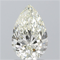 Natural Diamond 1.20 Carats, Pear with  Cut, I Color, VVS2 Clarity and Certified by IGI