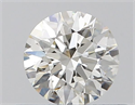 Diamante Natural 0.43 quilates, Redondo , Color J, claridad IF y certificado GIA